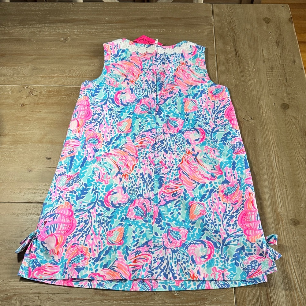 Lilly Pulitzer Girl Little Lilly Classic Shift Dress Treasure Trove - Size 10 - Picture 7 of 13
